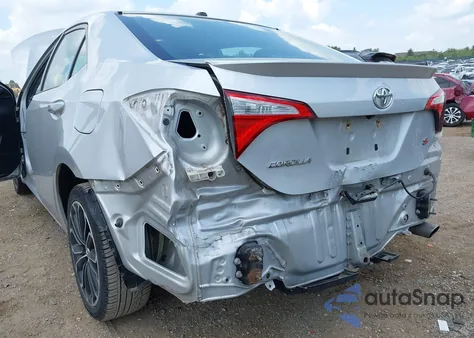 2016 Toyota Corolla S Premium z USA, uszkodzony, nr VIN 2T1BURHE5GC618948